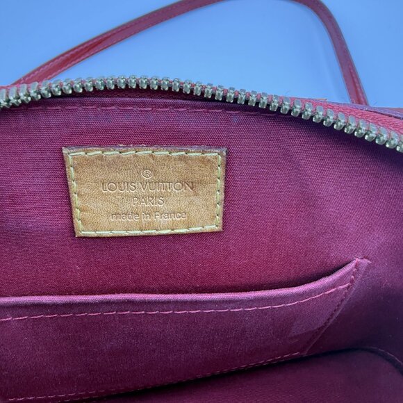 Louis Vuitton Red Alma BB - Vernis Leather. 2013 vintage! - Picture 5 of 13